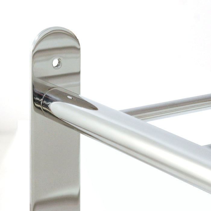 24" Commercial Grade Towel Rack - SS304 - Polished Chrome