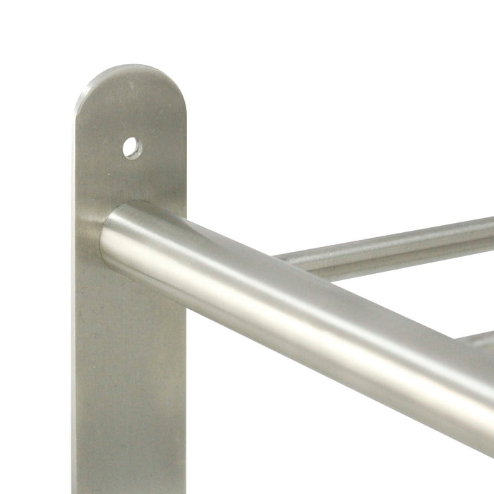 24" Commercial Grade Towel Rack - SS304 - Satin Nickel