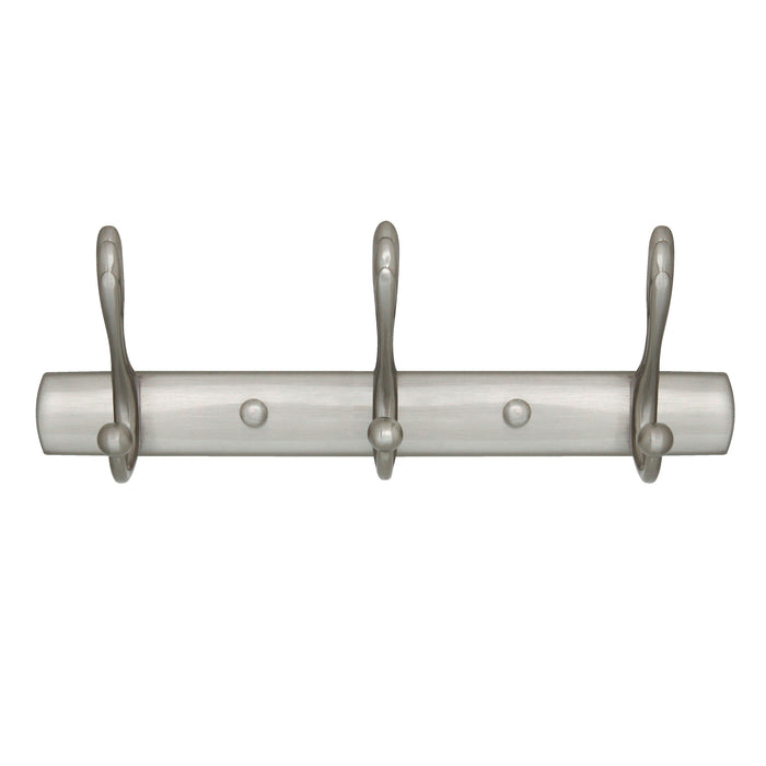Triple Robe & Towel Hook - Satin Nickel
