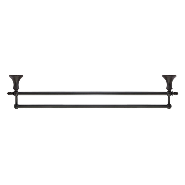 24" Double Towel Bar - Antica Series - Rubbed Bronze