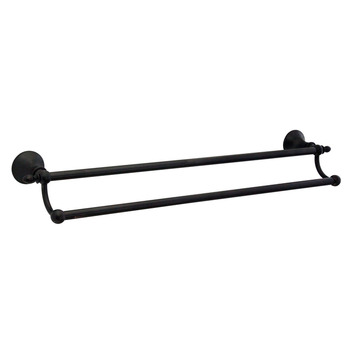 24" Double Towel Bar - Antica Series - Rubbed Bronze