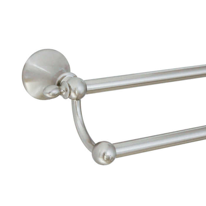 24" Double Towel Bar - Antica Series - Satin Nickel