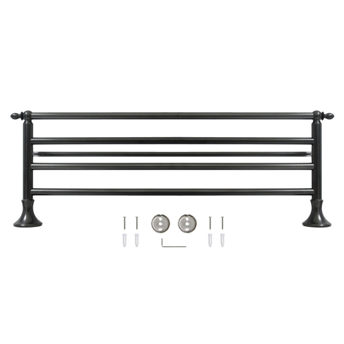24" Towel Rack - Antica Series - Rubbed Bronze