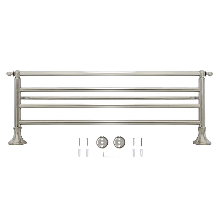 24" Towel Rack - Antica Series - Satin Nickel