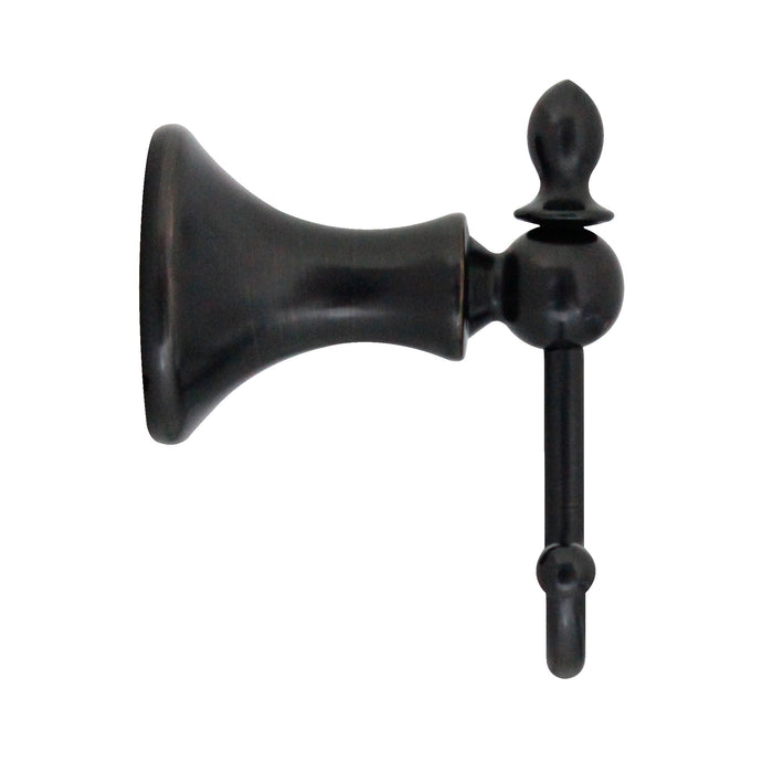Double Robe & Towel Hook - Antica Series - Rubbed Bronze