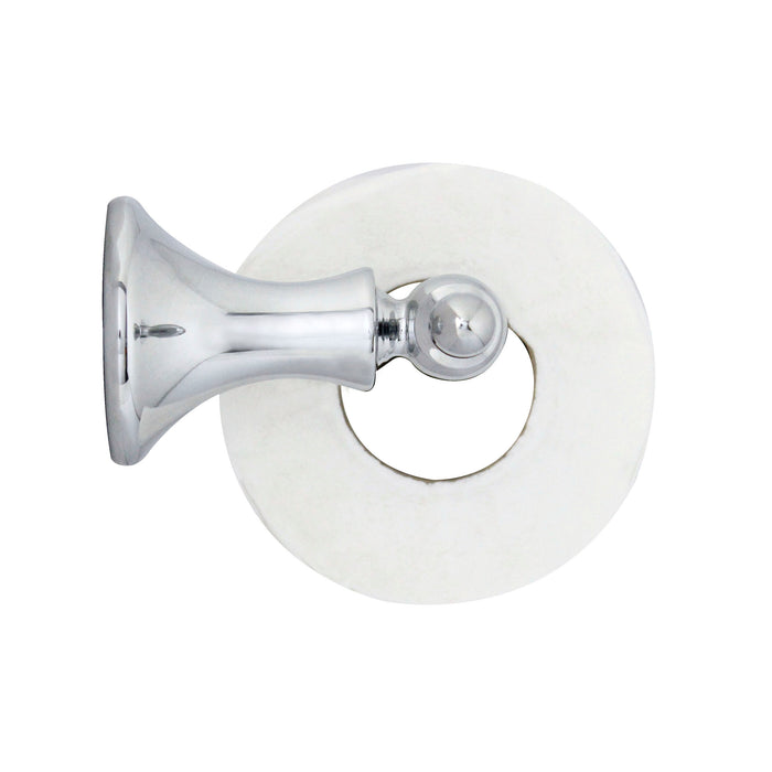 Toilet Paper Holder with Stainless Steel Roller - Antica Series - Polished Chrome