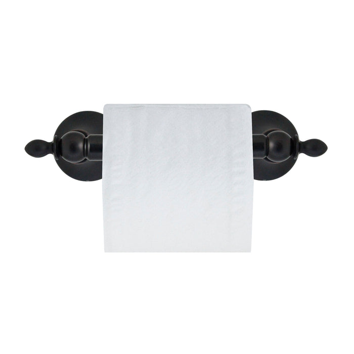 Toilet Paper Holder with Stainless Steel Roller - Antica Series - Rubbed Bronze