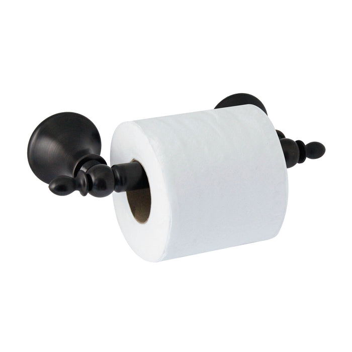 Toilet Paper Holder with Stainless Steel Roller - Antica Series - Rubbed Bronze