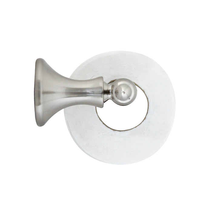 Toilet Paper Holder with Stainless Steel Roller - Antica Series - Satin Nickel