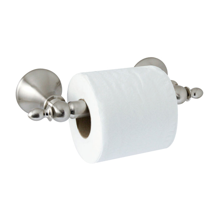 Toilet Paper Holder with Stainless Steel Roller - Antica Series - Satin Nickel