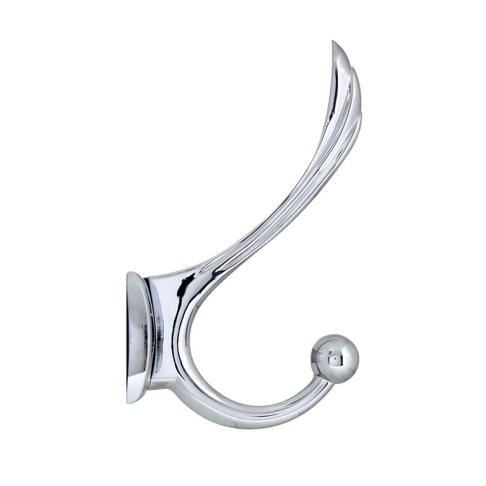Four Pronged Robe & Towel Hook - Polished Chrome