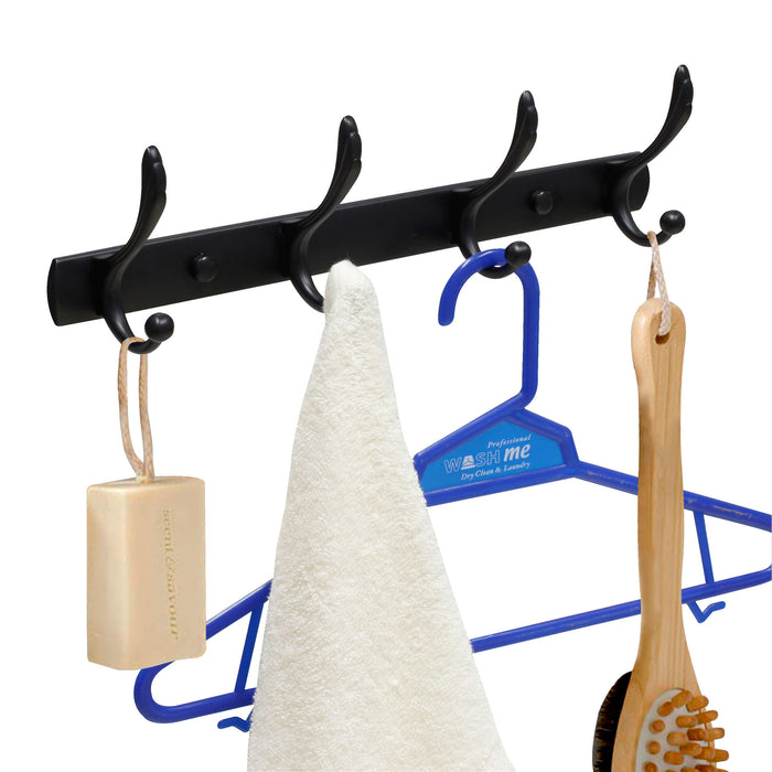 Four Pronged Robe & Towel Hook - Rubbed Bronze
