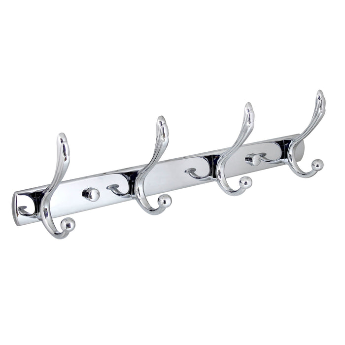 Four Pronged Robe & Towel Hook - Polished Chrome