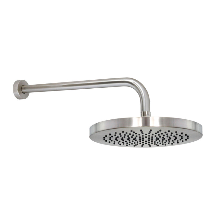10" Rain Shower Head with 15" STRAIT Shower Arm - Satin Nickel