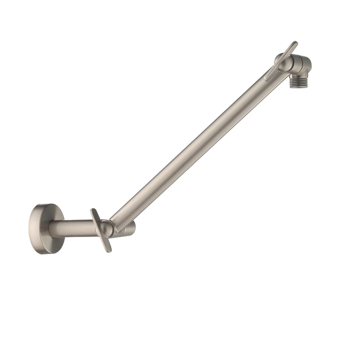 17" ADJUSTABLE Shower Arm - Satin Nickel