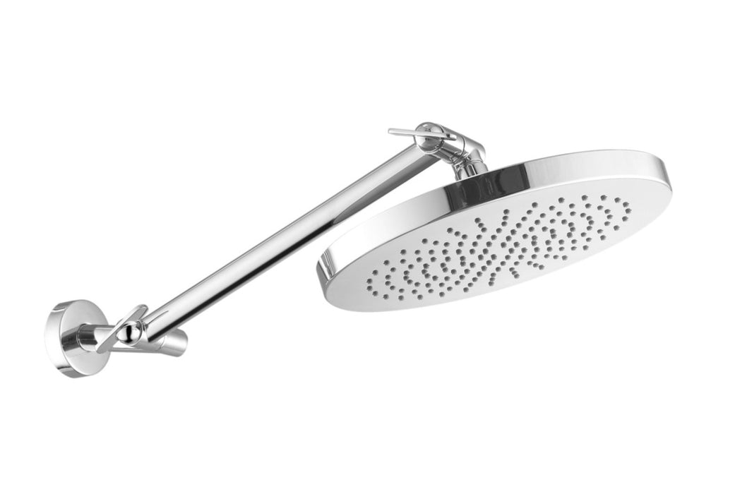 10" Rain Shower Head with 17" ADJUSTABLE Shower Arm - Polished Chrome
