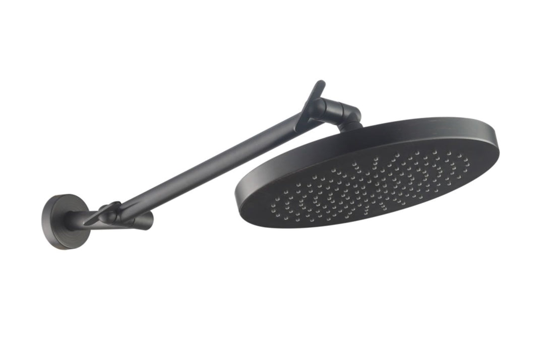 10" Rain Shower Head with 17" ADJUSTABLE Shower Arm - Rubbed Bronze