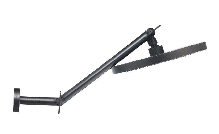 10" Rain Shower Head with 17" ADJUSTABLE Shower Arm - Rubbed Bronze