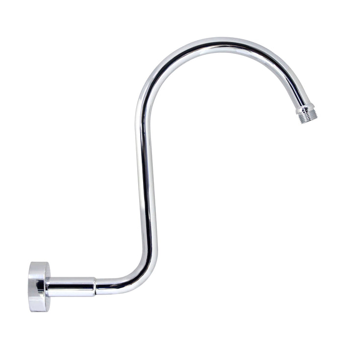 Gooseneck "S" Shower Arm - Polished Chrome