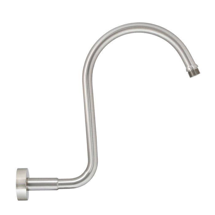 Gooseneck "S" Shower Arm - Satin Nickel