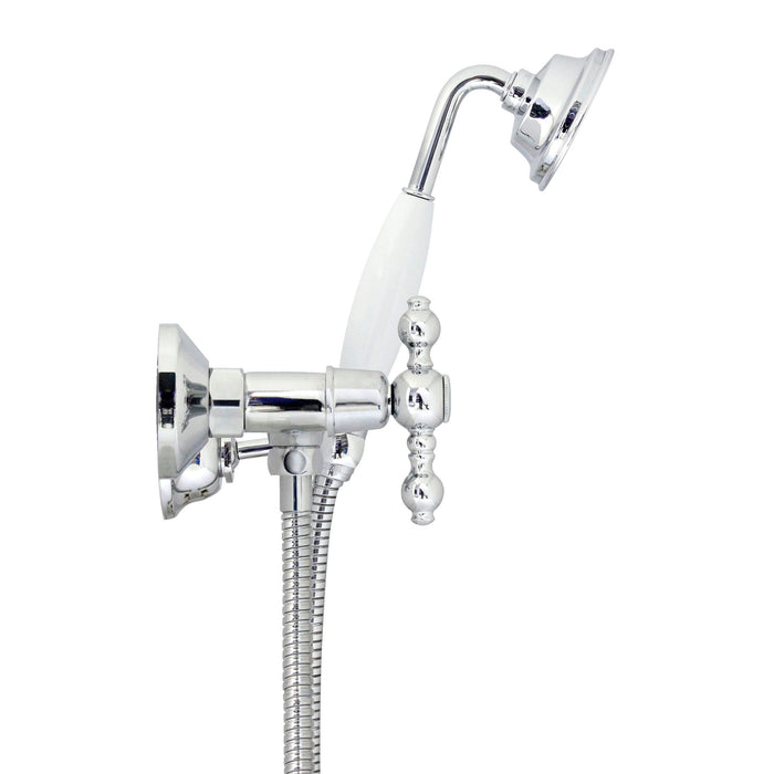 European Antique Style Shower Mixer with Hand Shower Set - Lever Handles
