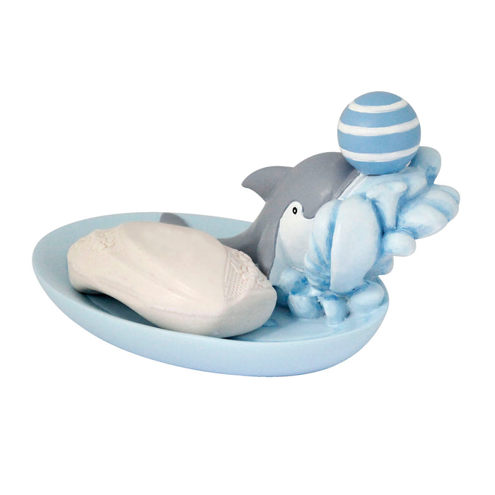 KIDS Four Piece Bathroom Accessories Set - DOLPHIN