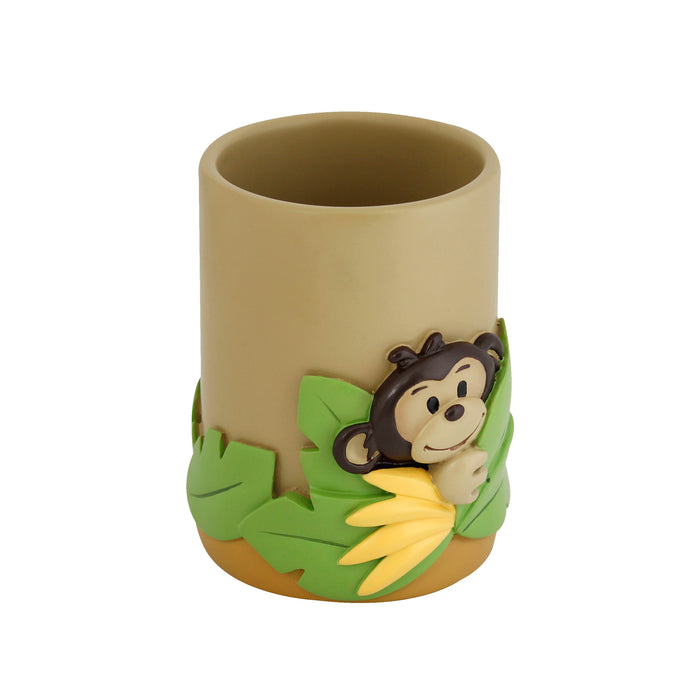 KIDS Four Piece Bathroom Accessories Set - MONKEY