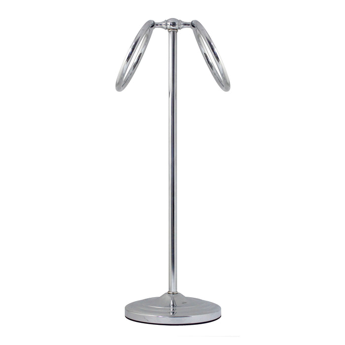 17" Counter Top Towel Ring - Polished Chrome