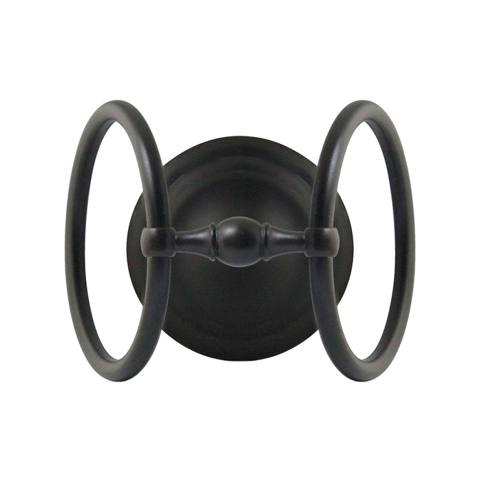 17" Counter Top Towel Ring - Rubbed Bronze