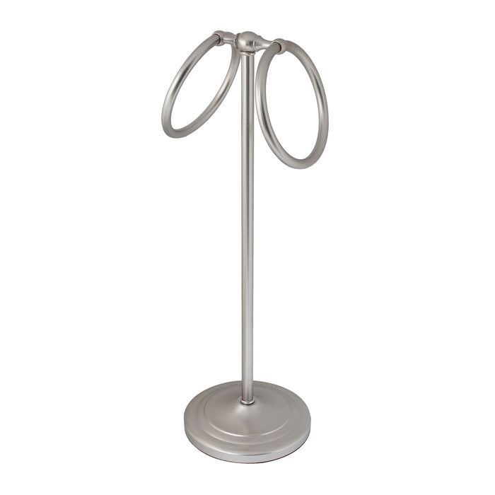 17" Counter Top Towel Ring - Satin Nickel