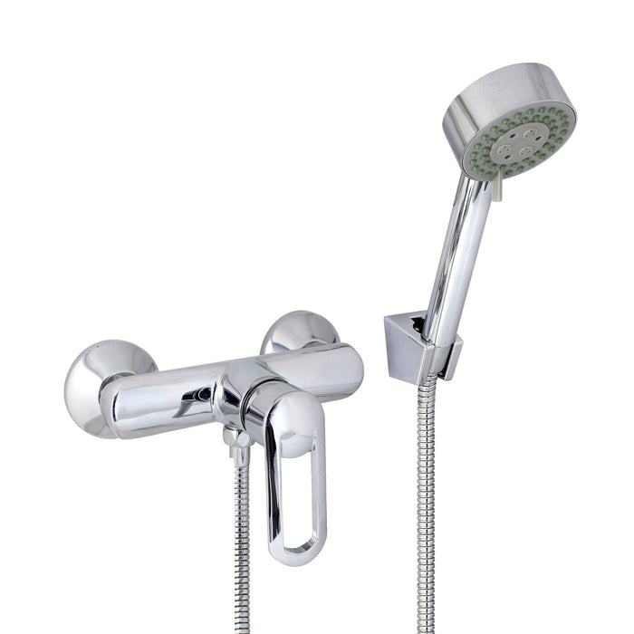 European Modern Style Shower Mixer with Hand Shower Set - Lift Handle