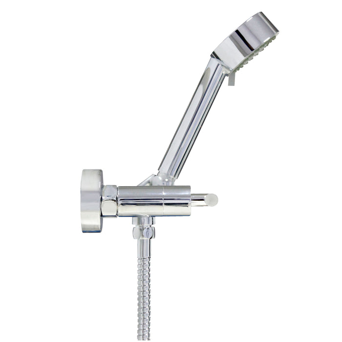 European Modern Style Shower Mixer with Hand Shower Set - Lever Handles