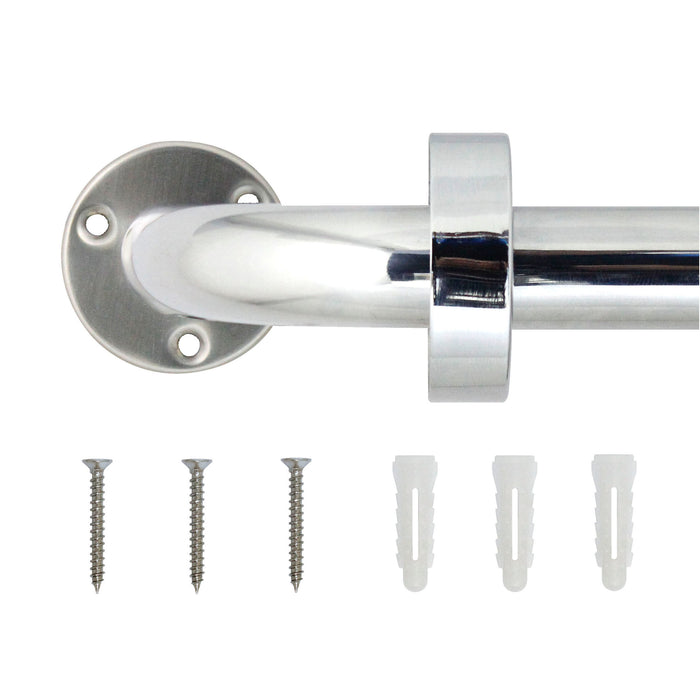 12" Wall Mounted Grab Bar - SS304 - Polished Chrome