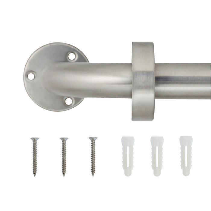 12" Wall Mounted Grab Bar - SS304 - Satin Nickel