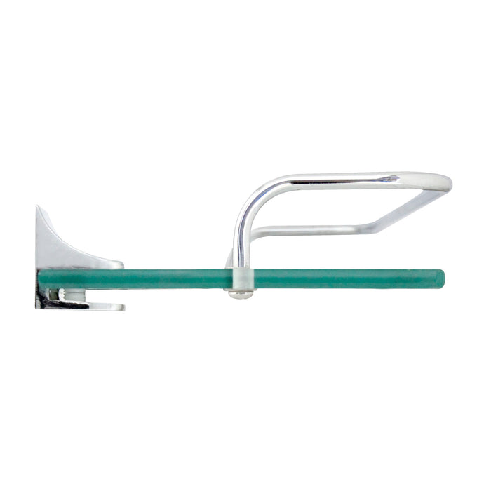 Glass Wall Shelf - Polished Chrome