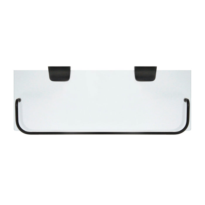 Glass Wall Shelf - Rubbed Bronze