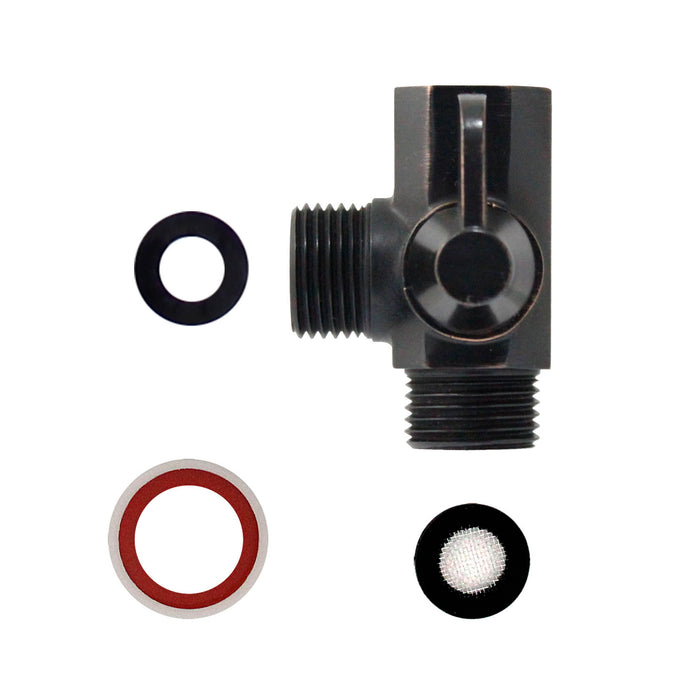 Shower Arm Mounted Diverter Valve - Rubbed Bronze