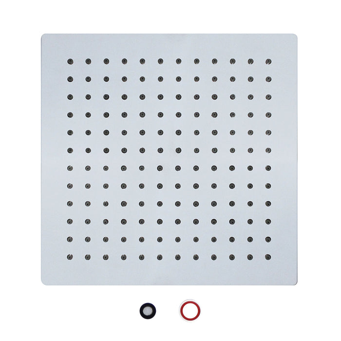 8" SQUARE Rain Shower Head - Polished Chrome
