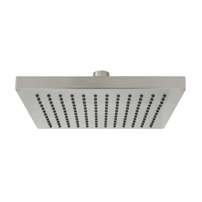 8" SQUARE Rain Shower Head - Satin Nickel