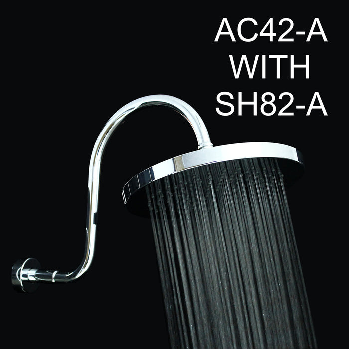10" Rain Shower Head - Round - Polished Chrome