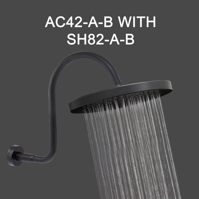 10" Rain Shower Head - Round - Rubbed Bronze