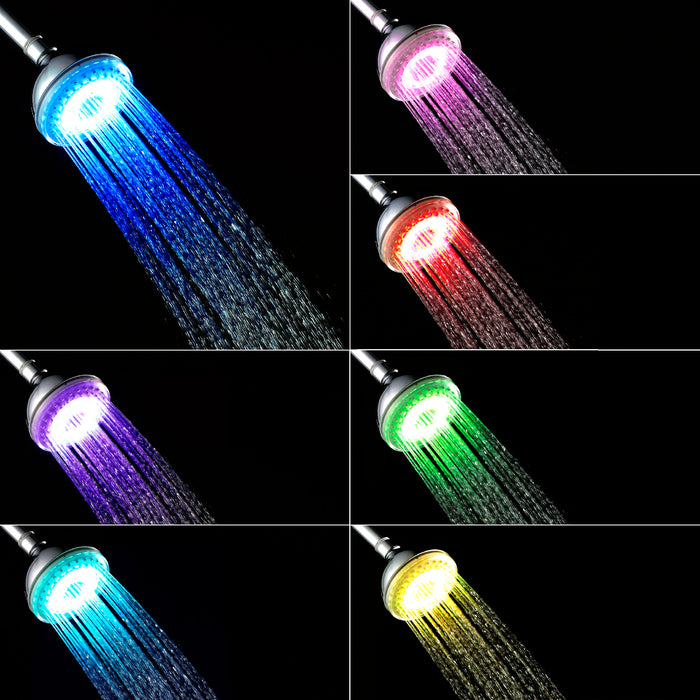 7 Color LED Shower Head - NO Batteries Required