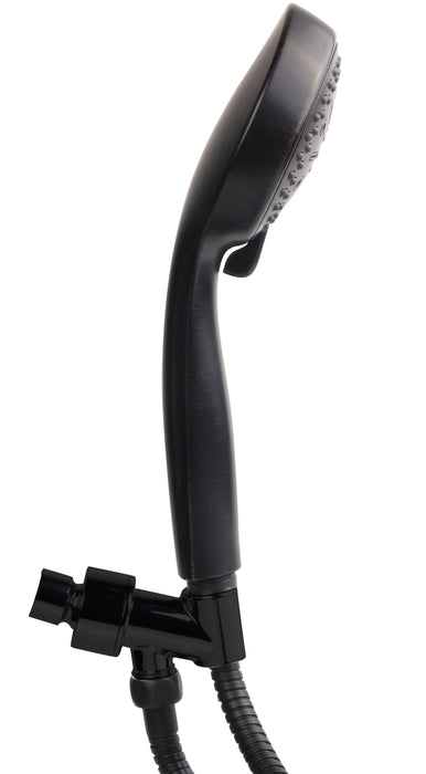 6 Function Massage Hand Shower Set - Rubbed Bronze