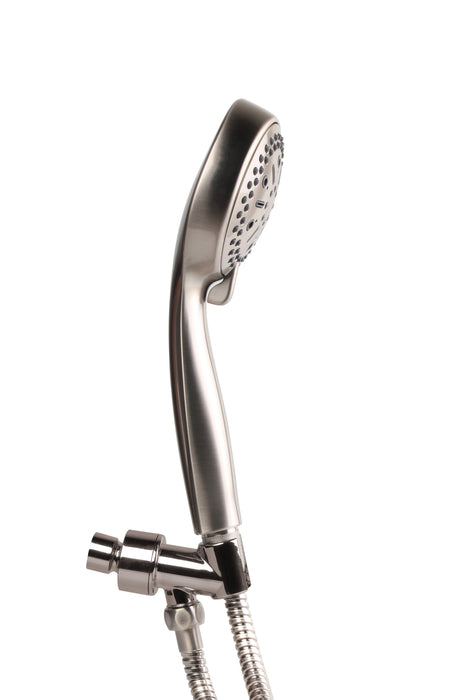 6 Function Massage Hand Shower Set - Satin Nickel