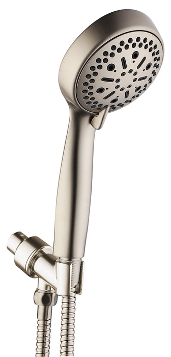 6 Function Massage Hand Shower Set - Satin Nickel