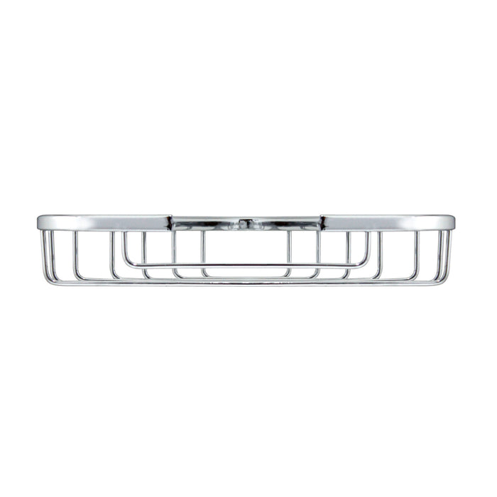 6" x 6" LARGE Corner Soap Basket - SS304 - Polished Chrome