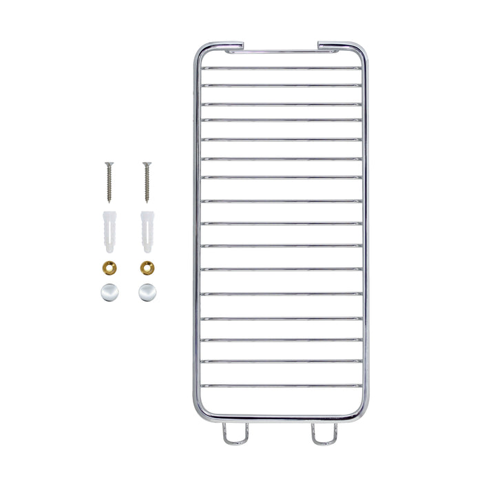 11" LARGE Soap and Bottle Shower Basket - SS304 - Polished Chrome