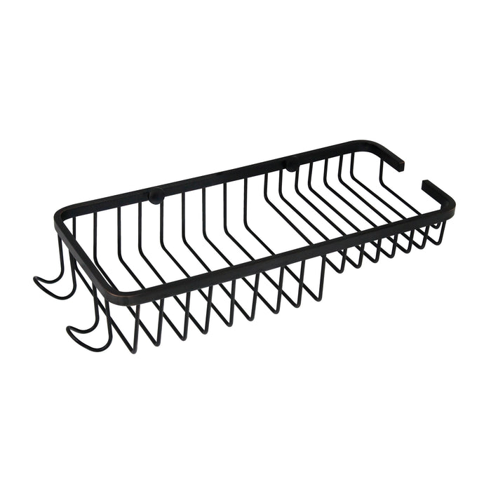11" LARGE Soap and Bottle Shower Basket - SS304 - Rubbed Bronze
