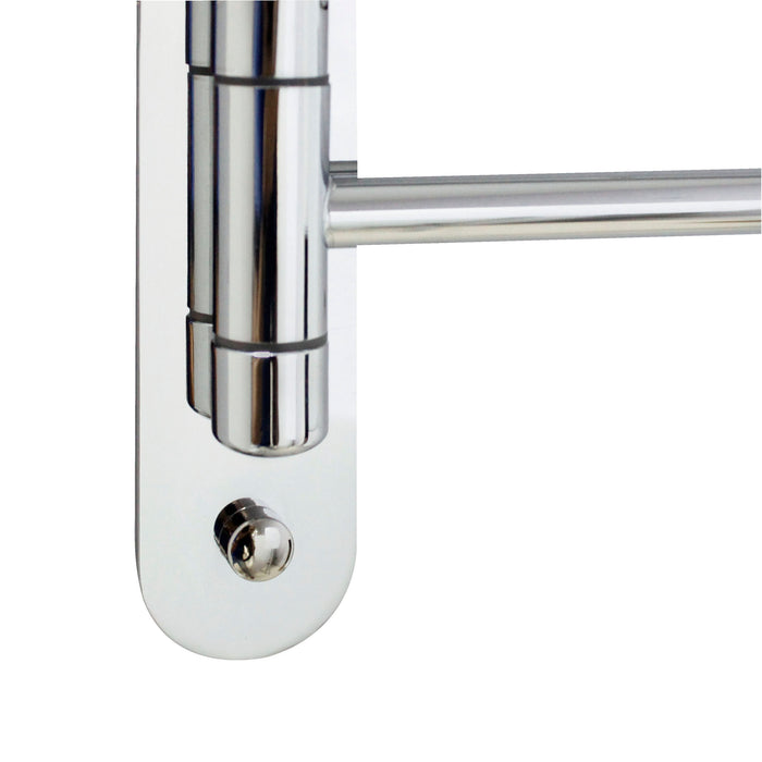14" Triple Swing Towel Bar - Polished Chrome