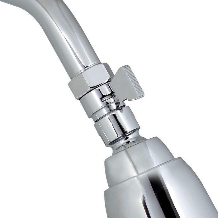 Volume Control and Shut Off Valve - Polished Chrome
